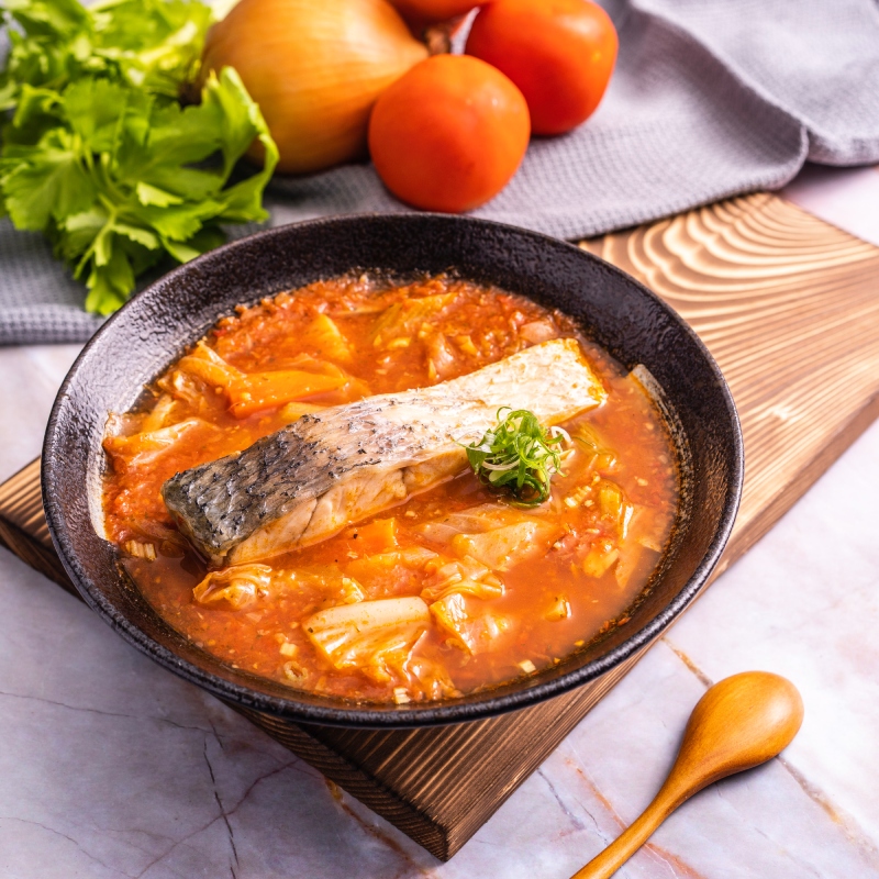 【Hi-Q健康鱻食】褐藻鱸魚番茄蔬菜湯(500g/包)