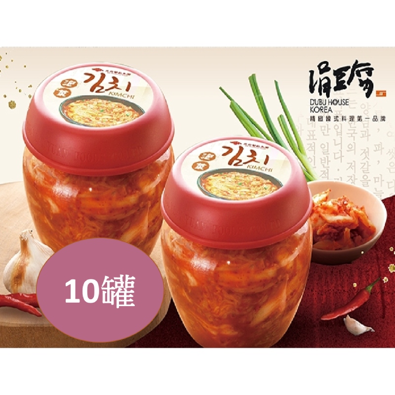 【涓豆腐】韓式泡菜(420g/罐)*10罐