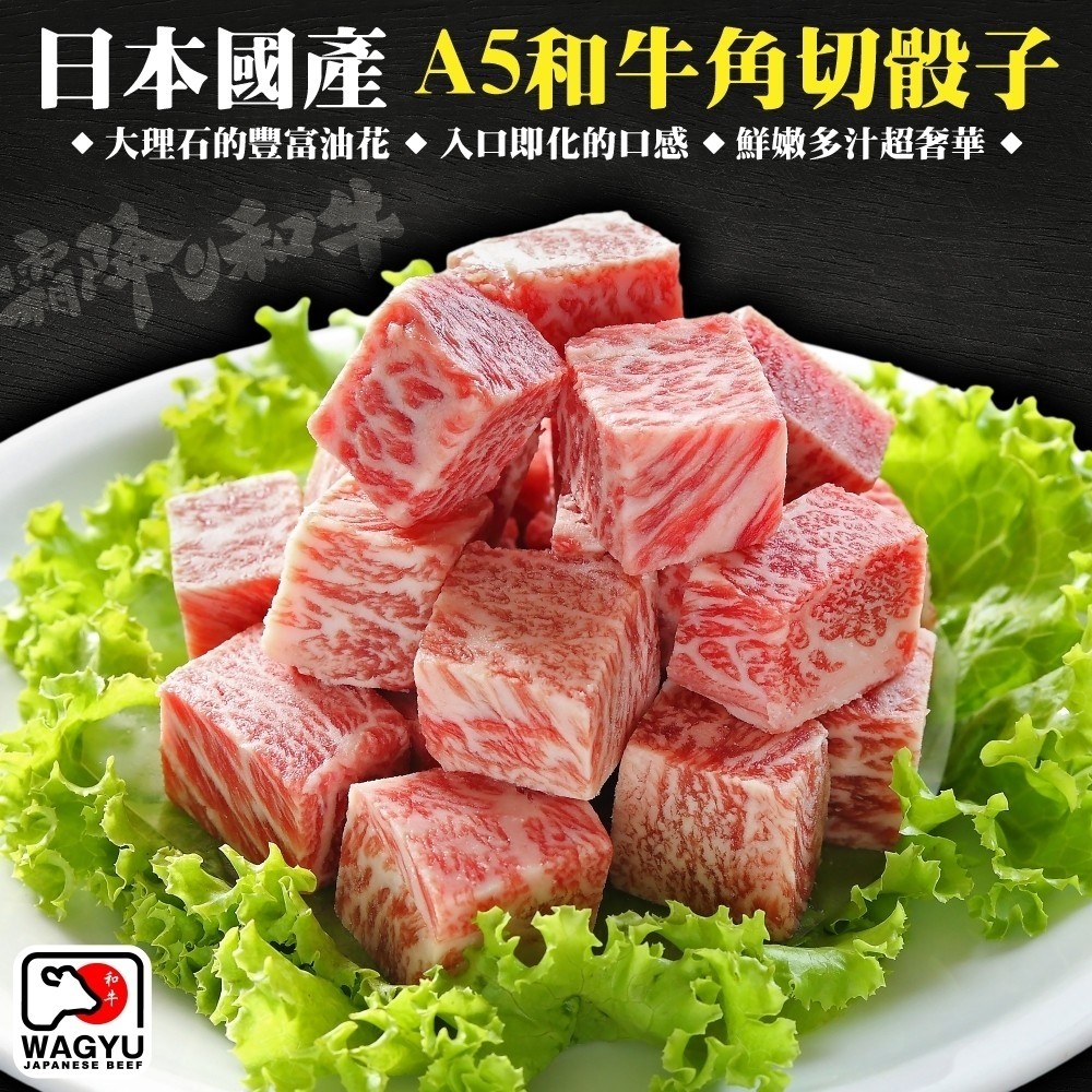 【海肉管家】日本國產A5黑毛和牛(1包 100g/包)