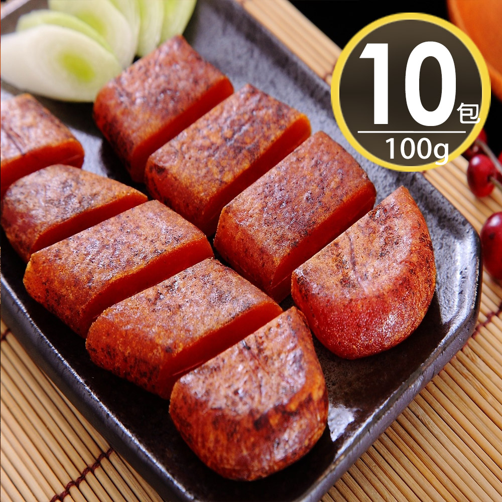 【華得水產】碳烤一口包野生烏魚子10包(100g/包)