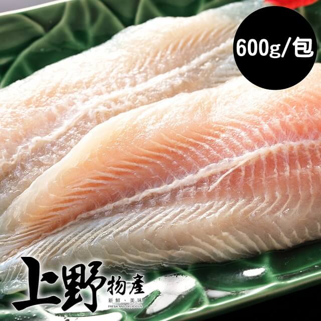 【上野物產】特選巴沙魚排 (600g土5%/包) x8包