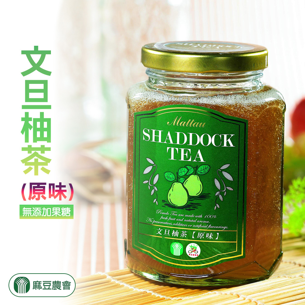 【麻豆農會】文旦原味柚茶-400-罐 (2罐組)