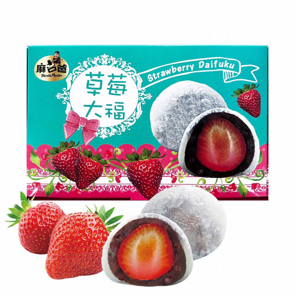 《麻吉爸》草莓大福-全素(每盒70g±5%x6入，共1盒)
