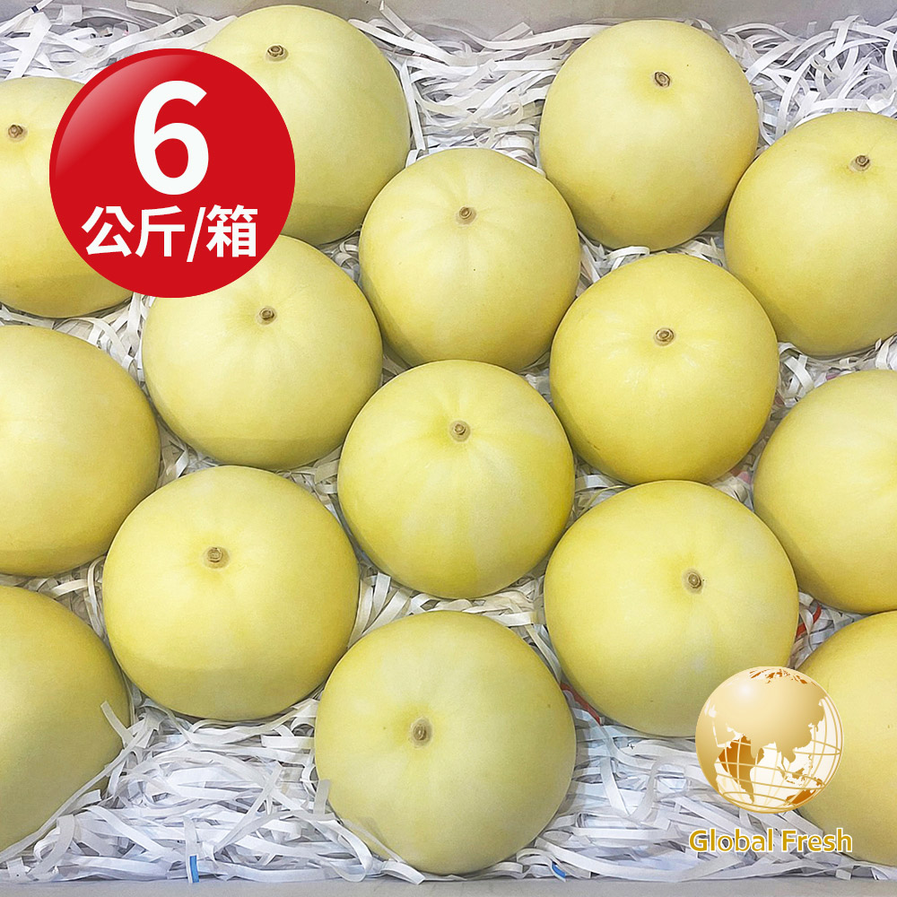 盛花園蔬果 嘉義頂級溫室美濃瓜6kg x1箱(約14-16粒/箱)