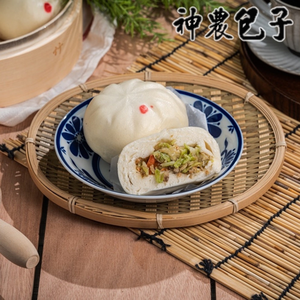【神農包子】高麗菜包-葷(5入/包)
