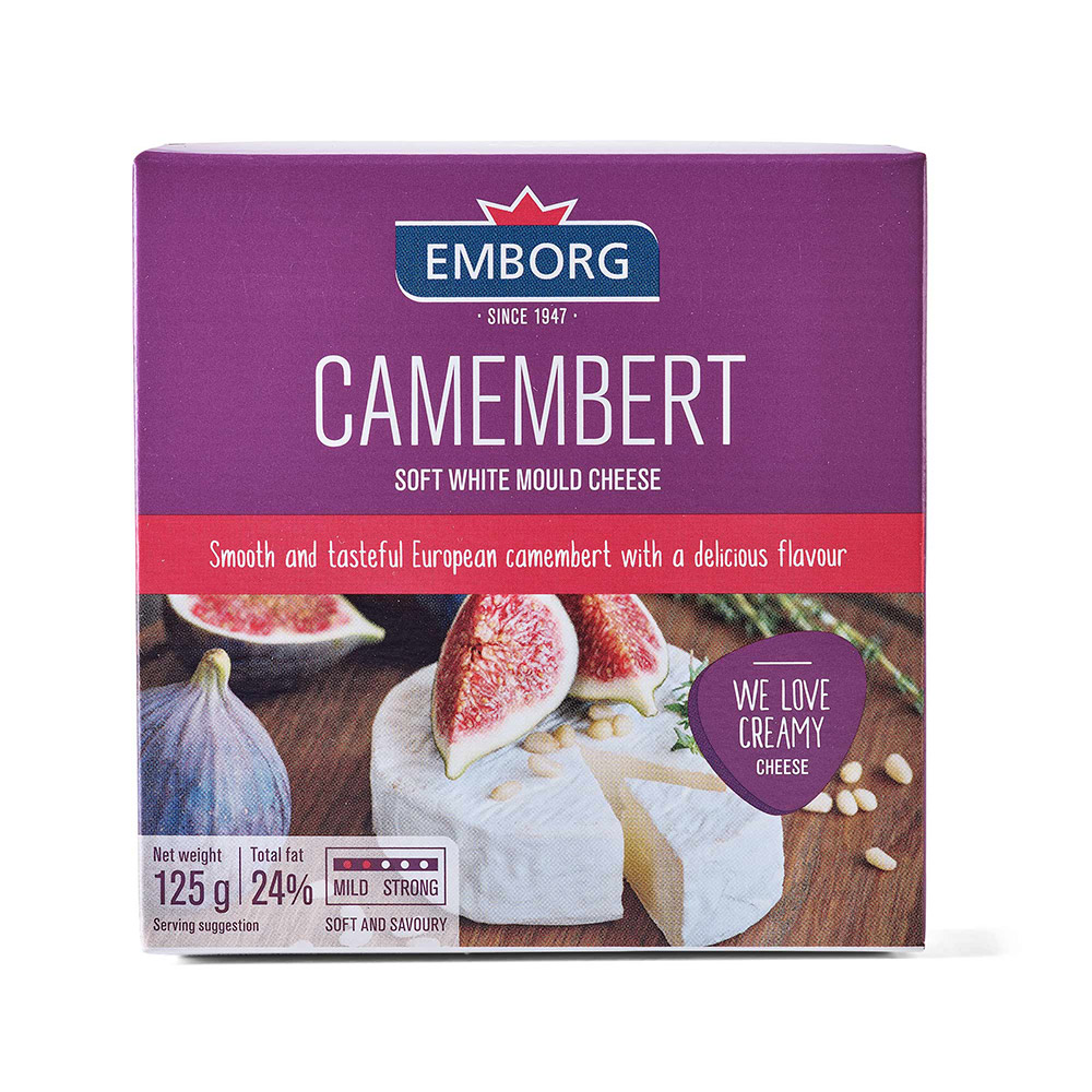 【Emborg安博格】卡門貝爾乾酪(Camembert)125g-冷藏配送