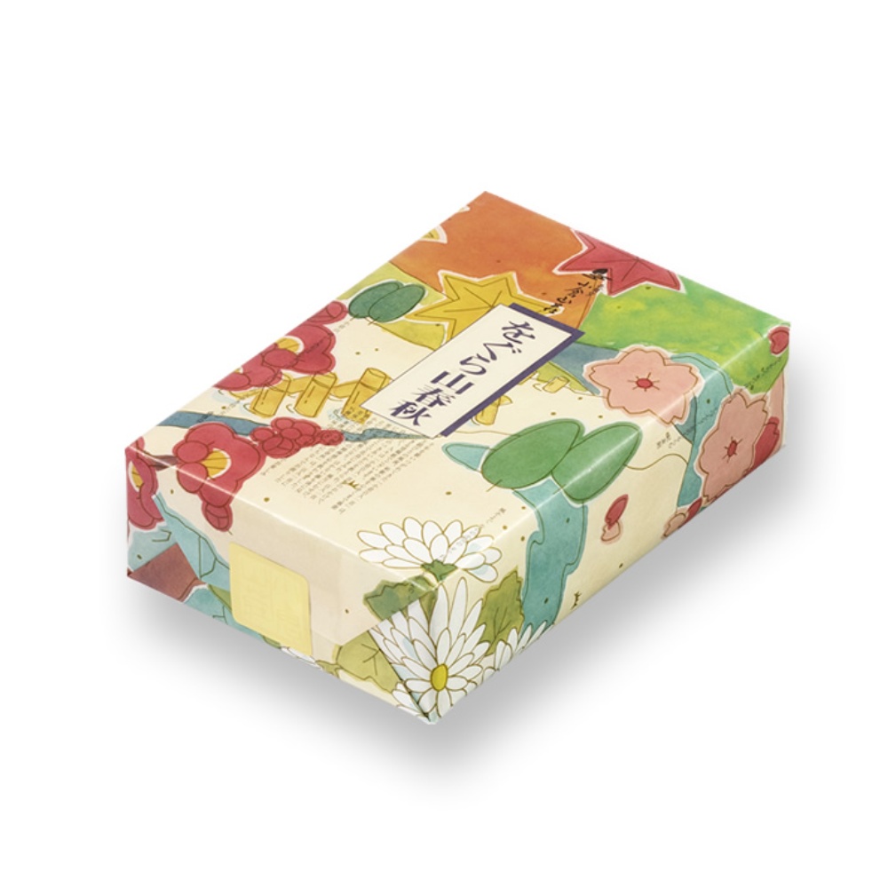 【即期品】小倉山莊 山春秋仙貝 迷你化妝箱 4袋x1盒（120g）