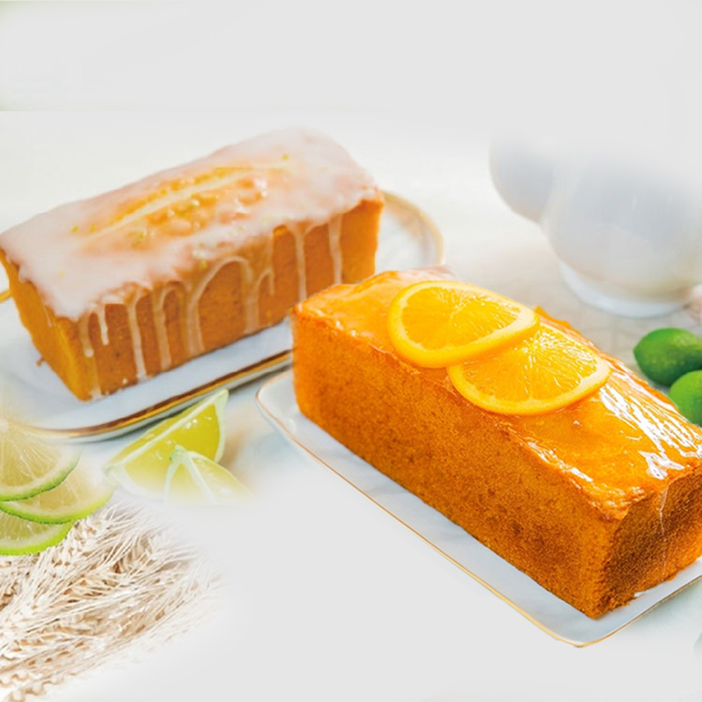 [法布甜橘子磅蛋糕+檸檬磅蛋糕(含運)