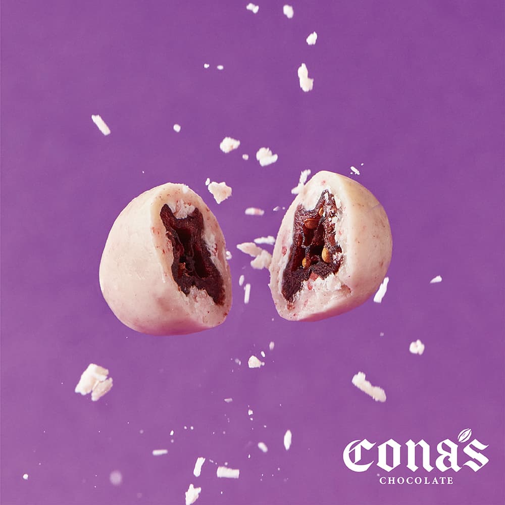 Cona’s草莓蔓越莓乾巧克力(80g/盒)