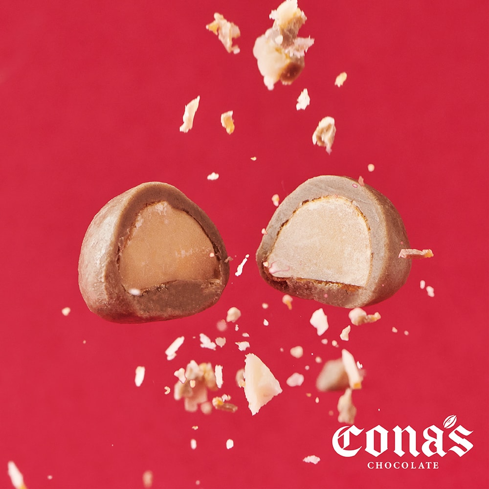 Cona’s紅玉茶巧克力夏威夷果(80g/盒)