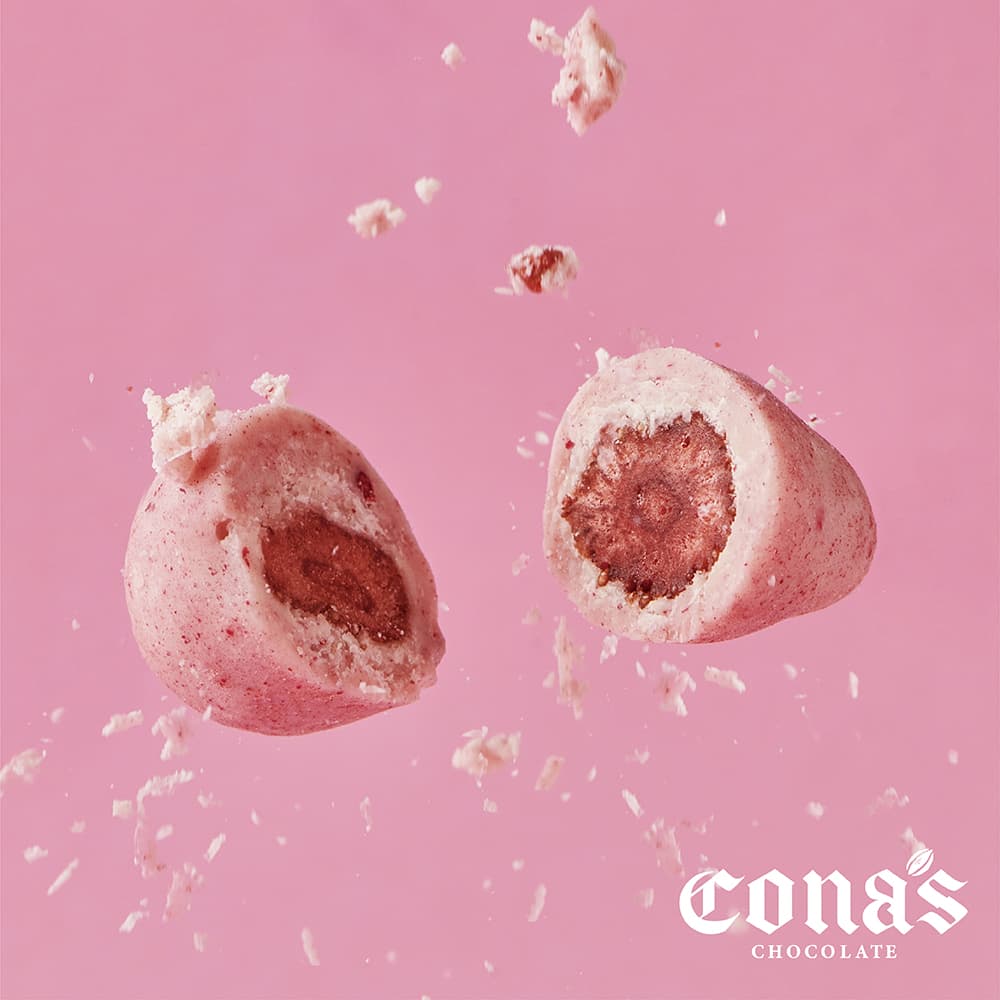 【Cona’s】跳跳糖草莓乾巧克力(80g/盒)