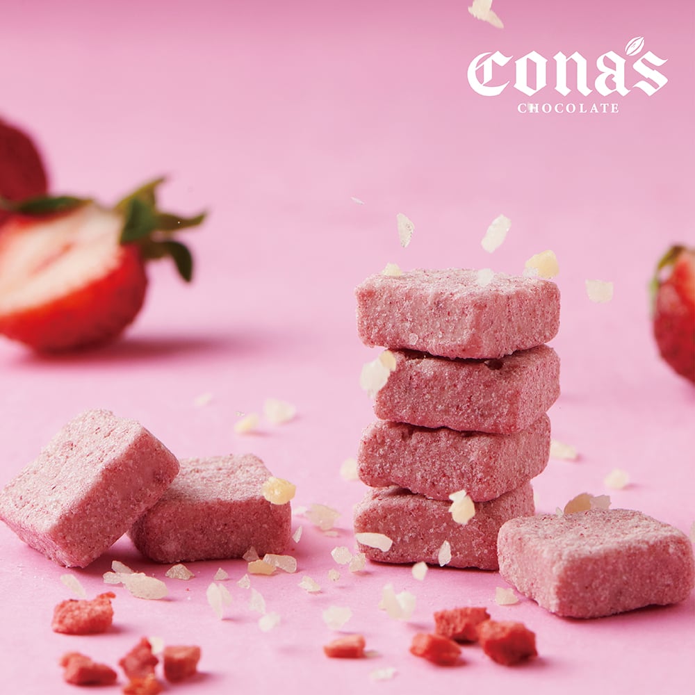 【Cona’s】草莓跳跳糖松露巧克力(8入/盒)