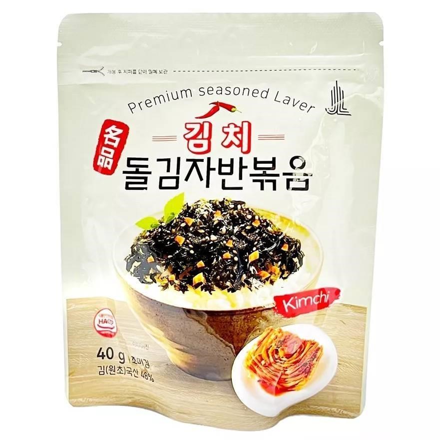 韓國 傳統海苔酥(泡菜) 40公克/包x5包