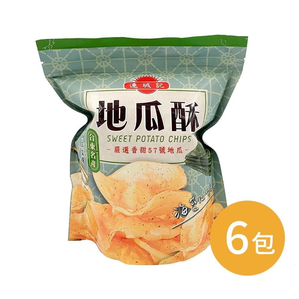 【連城記】地瓜酥-海苔 140g/包-6包組