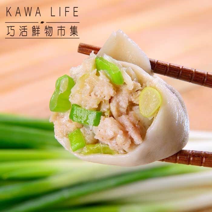 【KAWA巧活】能量豬手工水餃5包-三星蔥/玉米(750g/包)