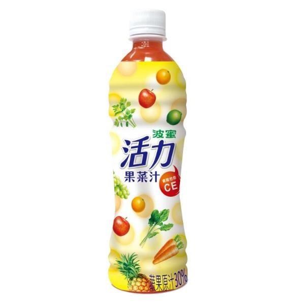 波蜜-活力果菜汁 500gX24瓶/箱
