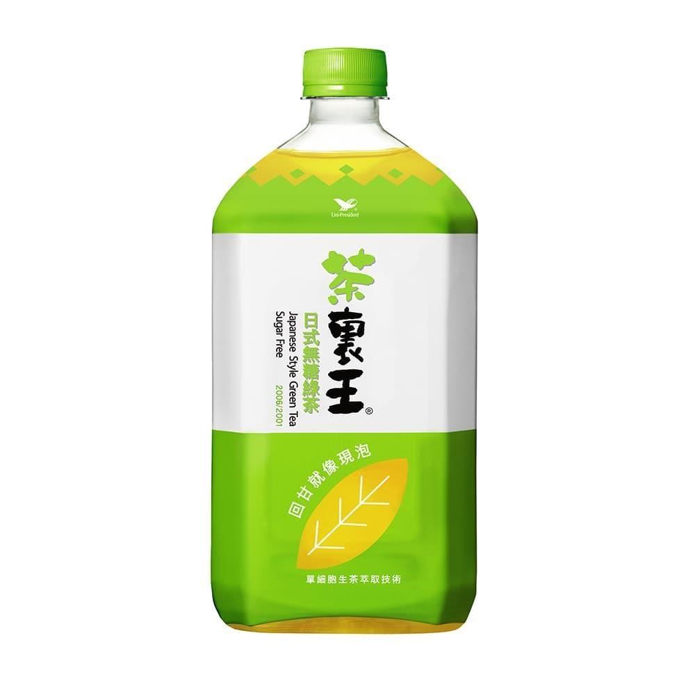 統一茶裡王-日式無糖綠茶975mlX12罐/箱