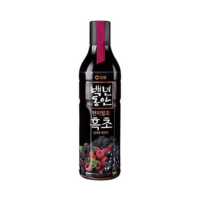 韓味不二-膳府- 玄米黑醋(山葡萄&覆盆子口味) 900ml*3瓶