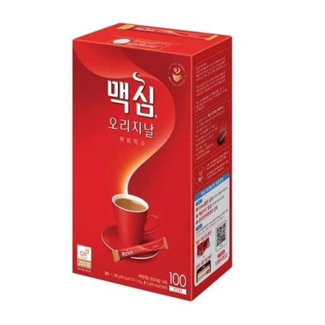 韓國 DongSuh Maxim 三合一即溶咖啡(原味) 100包/盒x2盒
