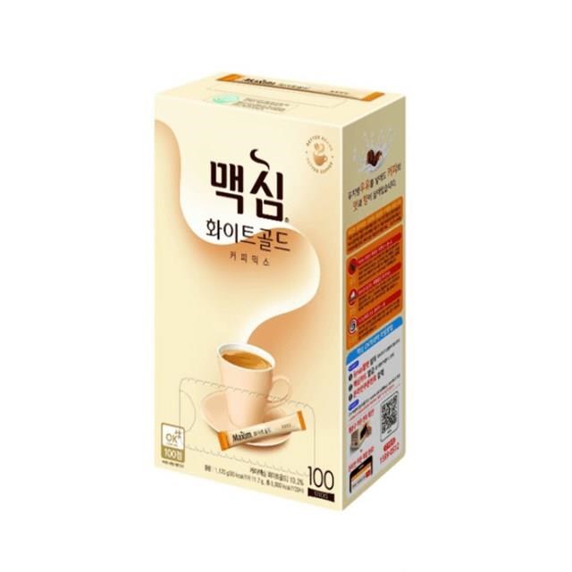 韓國 DongSuh Maxim 三合一即溶咖啡(拿鐵風味) 100包/盒x2盒