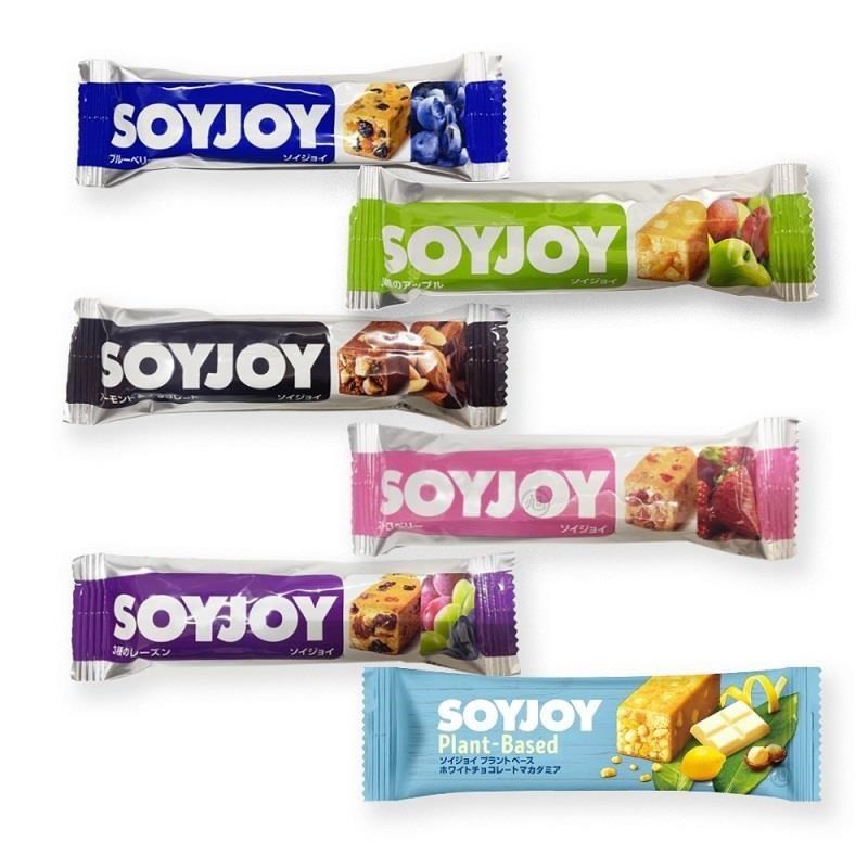 【SOYJOY】大豆營養棒(草莓/杏仁巧克力/藍莓/蘋果/葡萄) 30g(12條/盒)