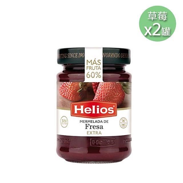 Helios太陽 天然60%果肉草莓果醬2罐(340g/罐)