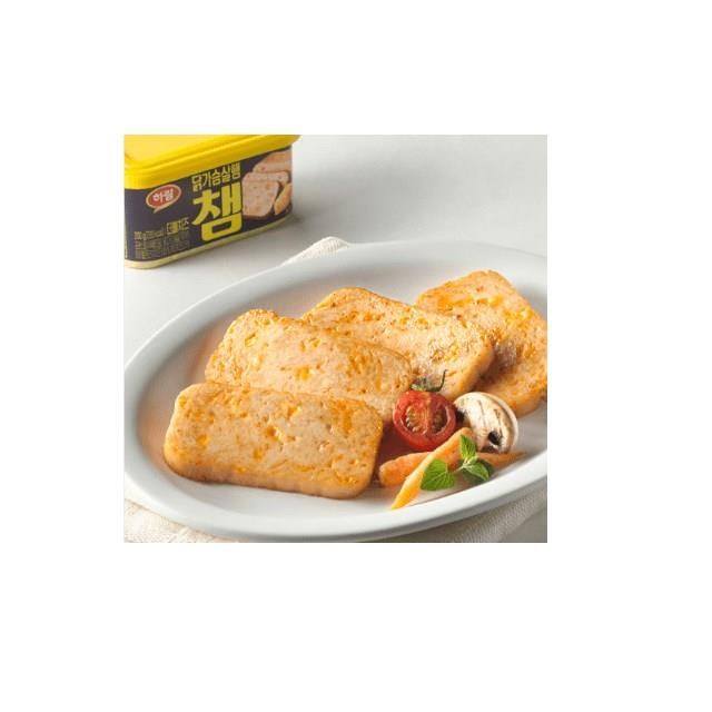 韓國 HARIM 起司雞胸午餐肉 200g/罐×2罐
