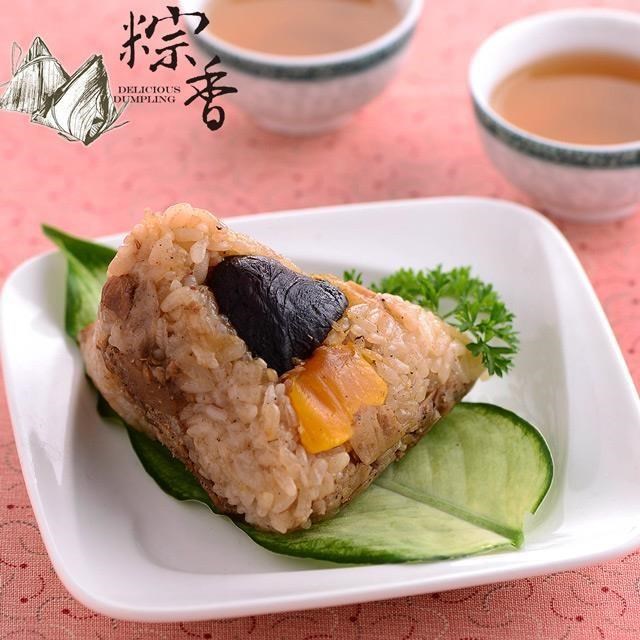 端午預購【粽香】香菇蛋黃三寶粽1盒(5入/盒)