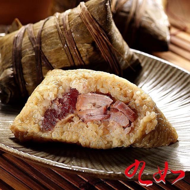 端午預購【九如商號】湖州肉粽3入(190g/入)+鮮肉蛋黃肉粽3入(200g/入)