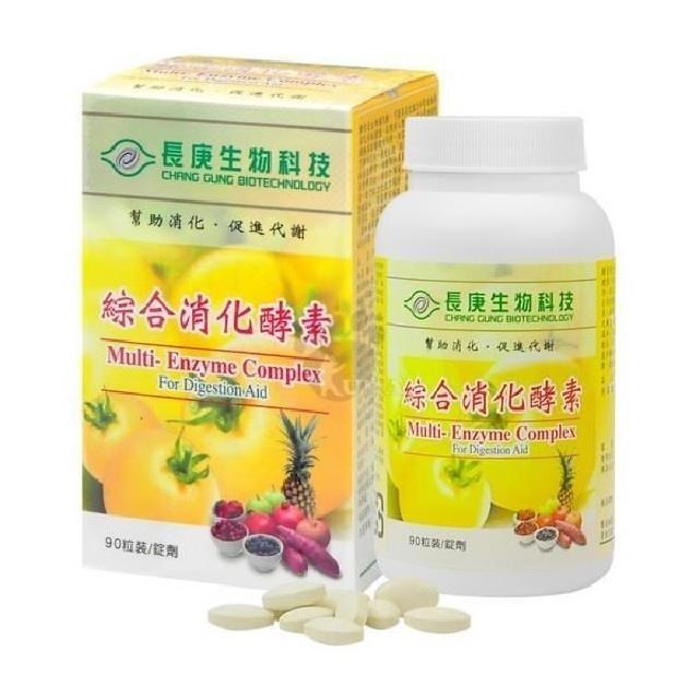 長庚生技 綜合消化酵素錠90粒/瓶
