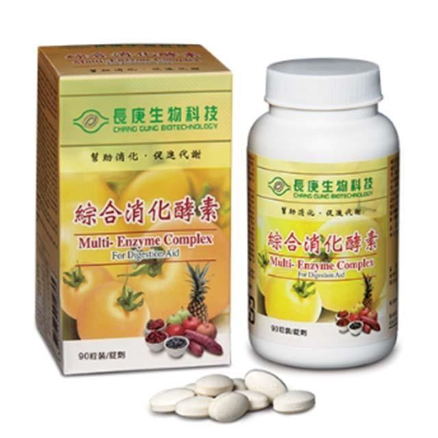 長庚生技 綜合消化酵素錠 90粒/瓶 (2入)