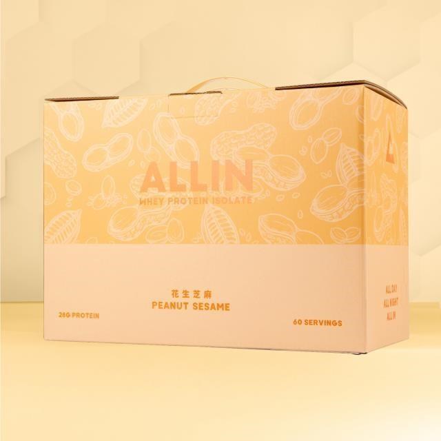 【ALL IN】分離乳清系列｜花生芝麻 60包/盒