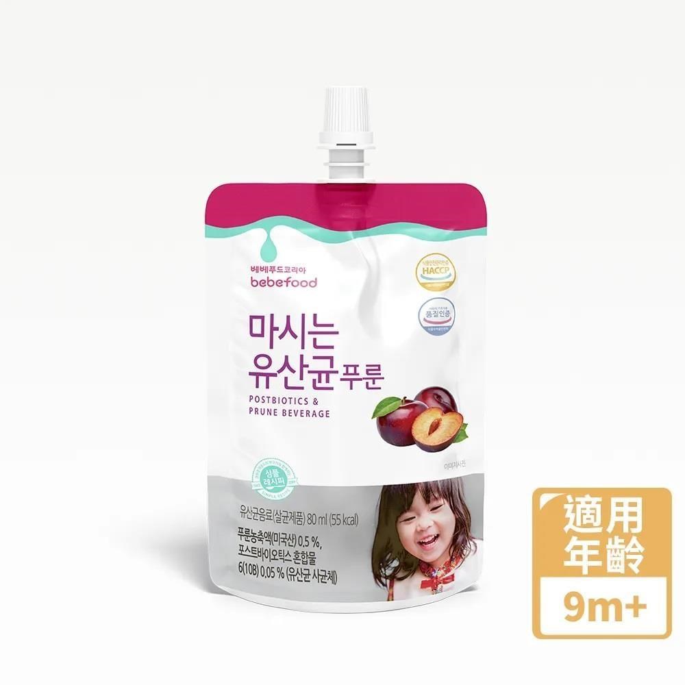 韓國 bebefood寶寶福德 寶寶福德 李子乳酸菌飲料10入