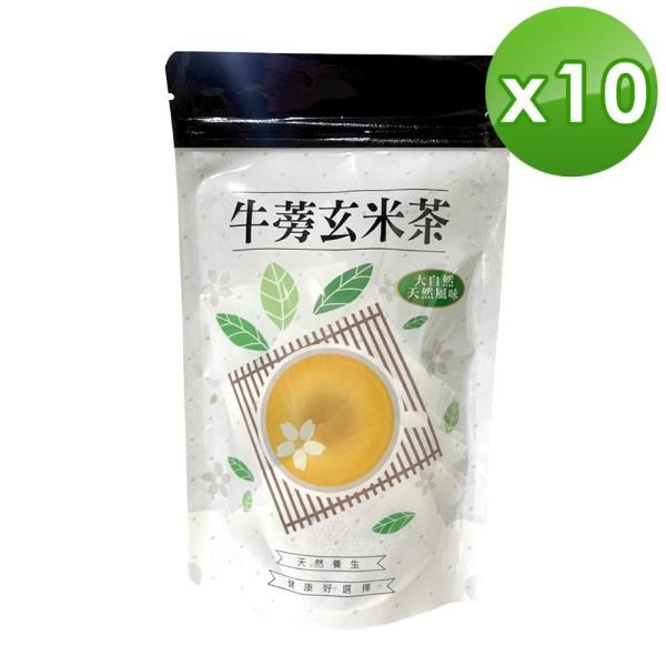 [保健養生茶牛蒡玄米茶-(6gX18入/包，10包)