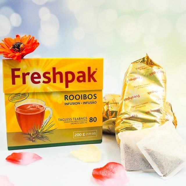 即期品【Freshpak】南非國寶茶 RooibosTea 茶包-新包裝/80入*12盒/箱