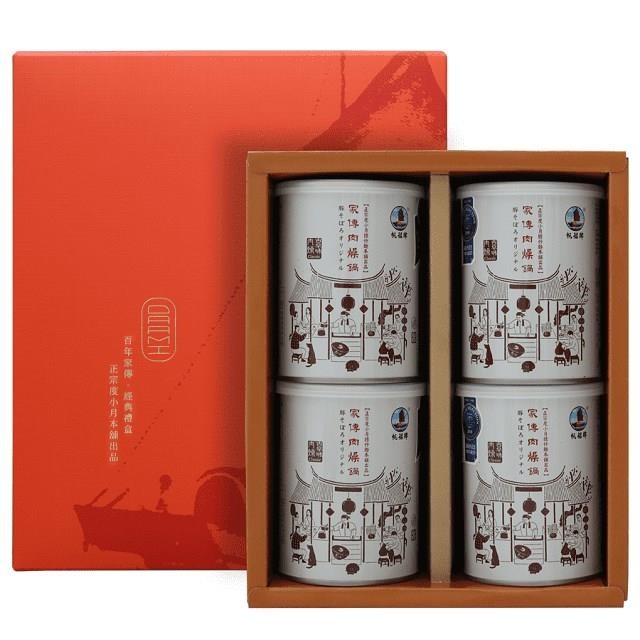 帆船牌［正宗度小月擔仔麵本舖出品］肉燥 古早味原味4入禮盒