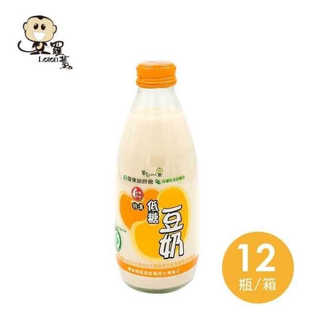 【羅東鎮農會】羅董特濃低糖台灣豆奶 245毫升x12瓶/箱