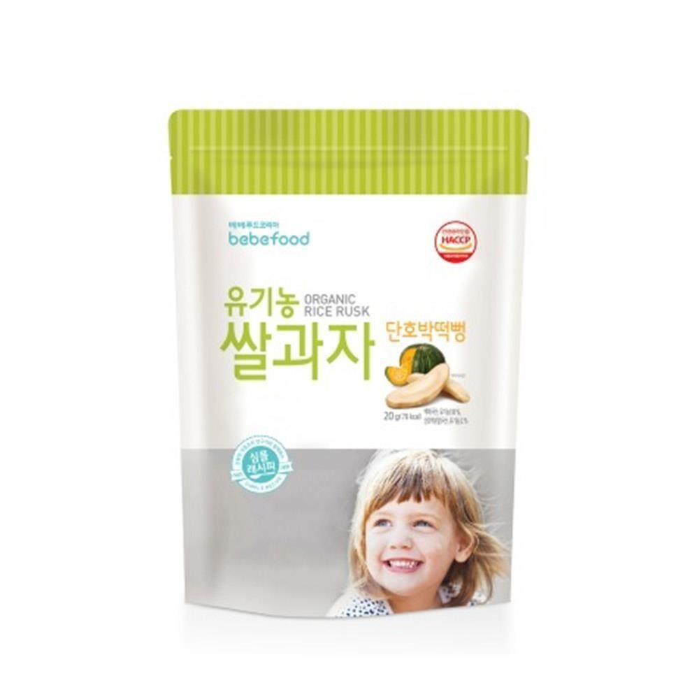 韓國 bebefood寶寶福德 米餅-南瓜