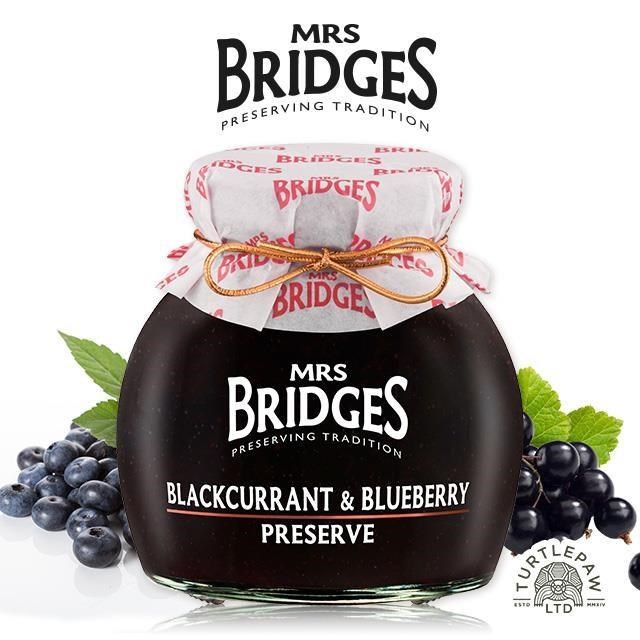 【MRS. BRIDGES】英橋夫人黑加侖藍莓果醬(大)340g