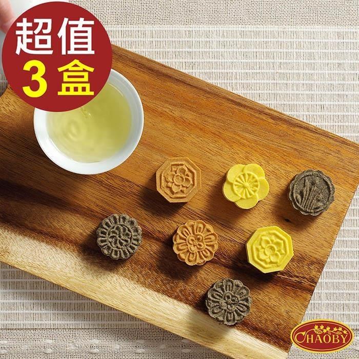 【超比食品】真台灣味-傳統綠豆糕15入禮盒 X3盒