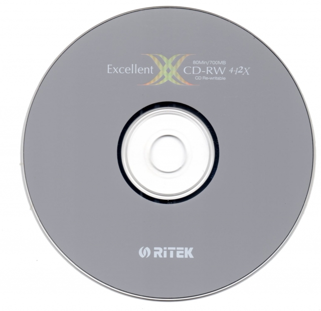錸德RiTEK 12X CD-RW光碟片 (30片盒裝）