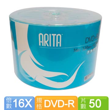 錸德 ARITA DVD+R 16X 50片裝