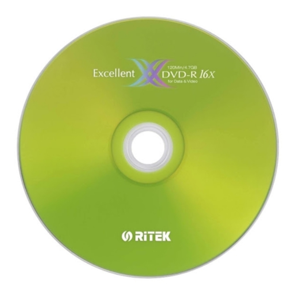 錸德 RiTEK X系列 16X DVD-R(100片)