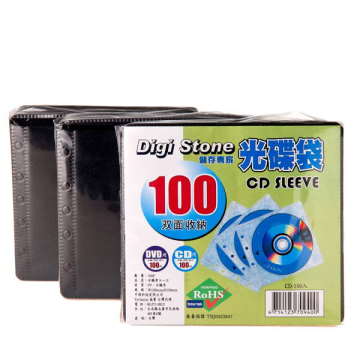 DigiStone 高級雙面不織布100入棉套/ 黑色限定版 (3包)