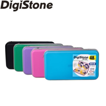 DigiStone 冰凍漢堡盒48片硬殼拉鍊收納包(1個)五色可選
