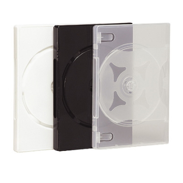 DigiStone 雙片光碟片精裝優質軟盒/黑色 (20片)
