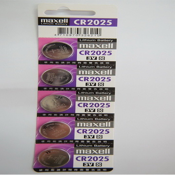 日本原裝進口水銀電池 maxell CR2025(二卡10入)