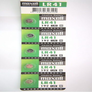 日本原裝進口水銀電池 maxell LR41(四卡20入)