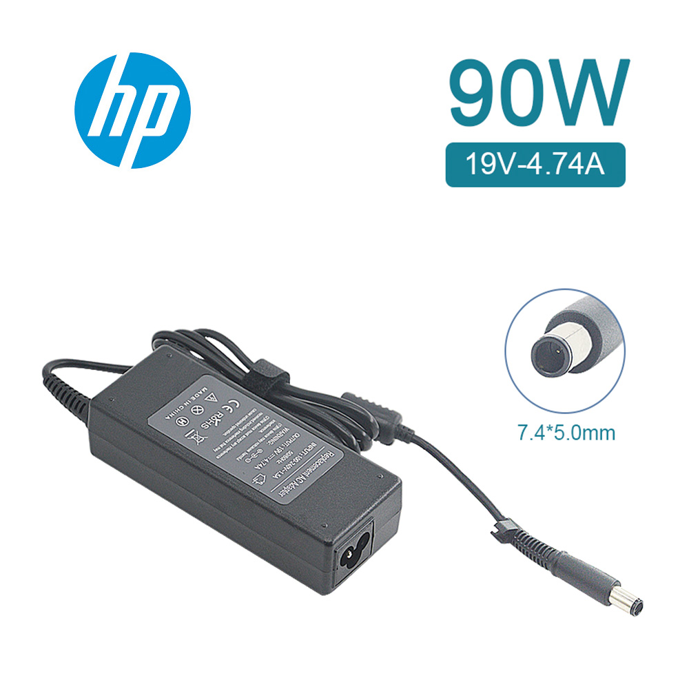 充電器 適用於 惠普 HP 電腦/筆電 變壓器 7.4*5.0mm【90W】19V 4.74A 長方型