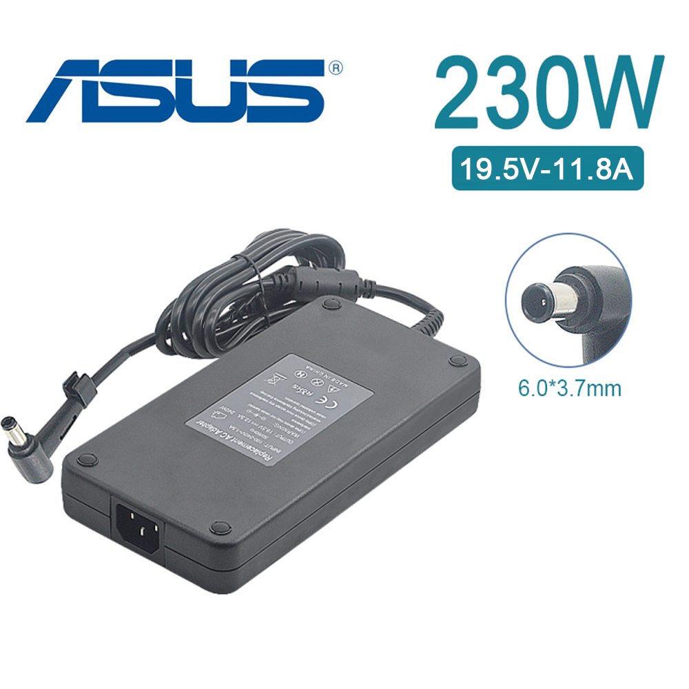 充電器 適用於 華碩 Asus 電腦/筆電 變壓器 6.0mm*3.7mm【230W】19.5V 11.8A 長方型